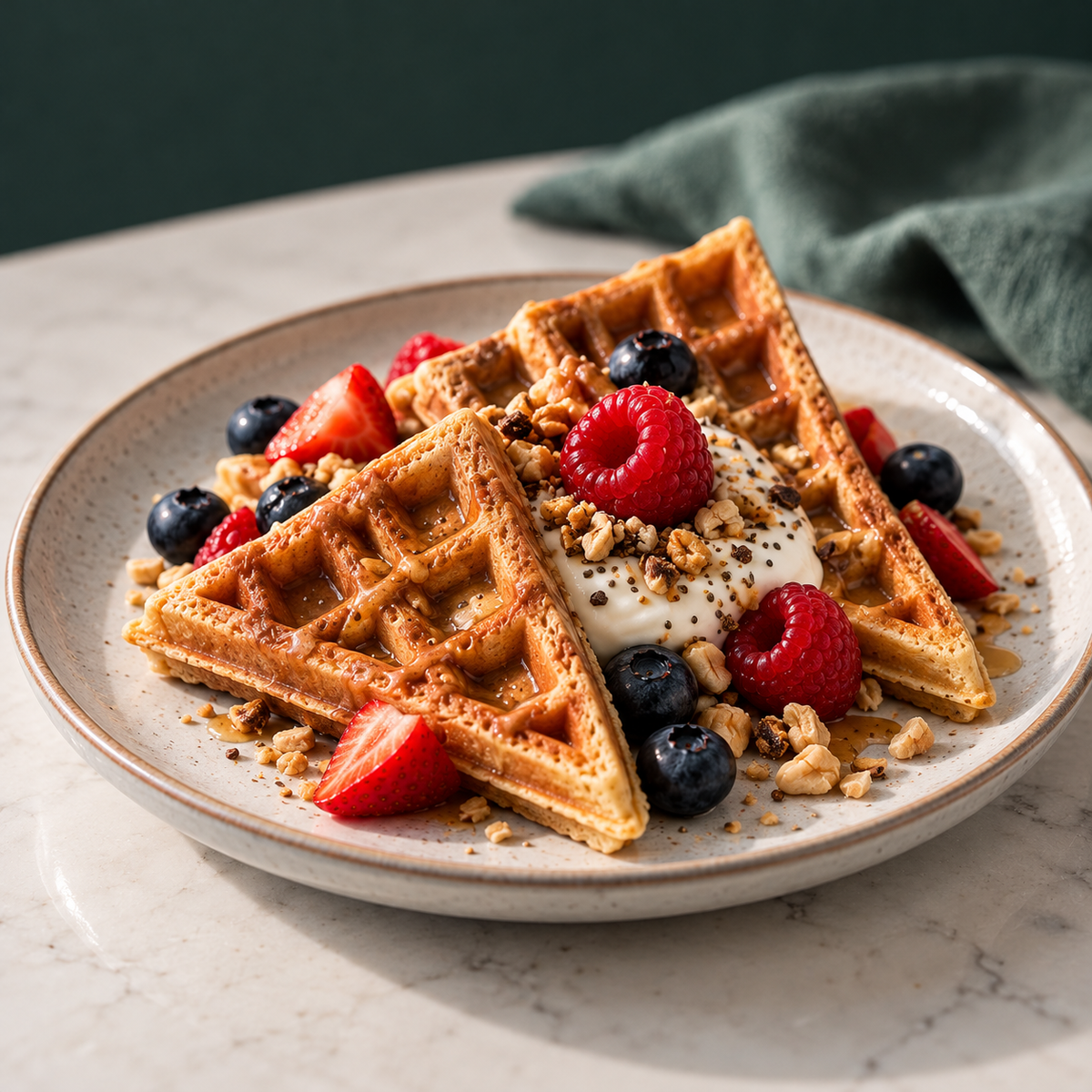 Waffles Proteicos