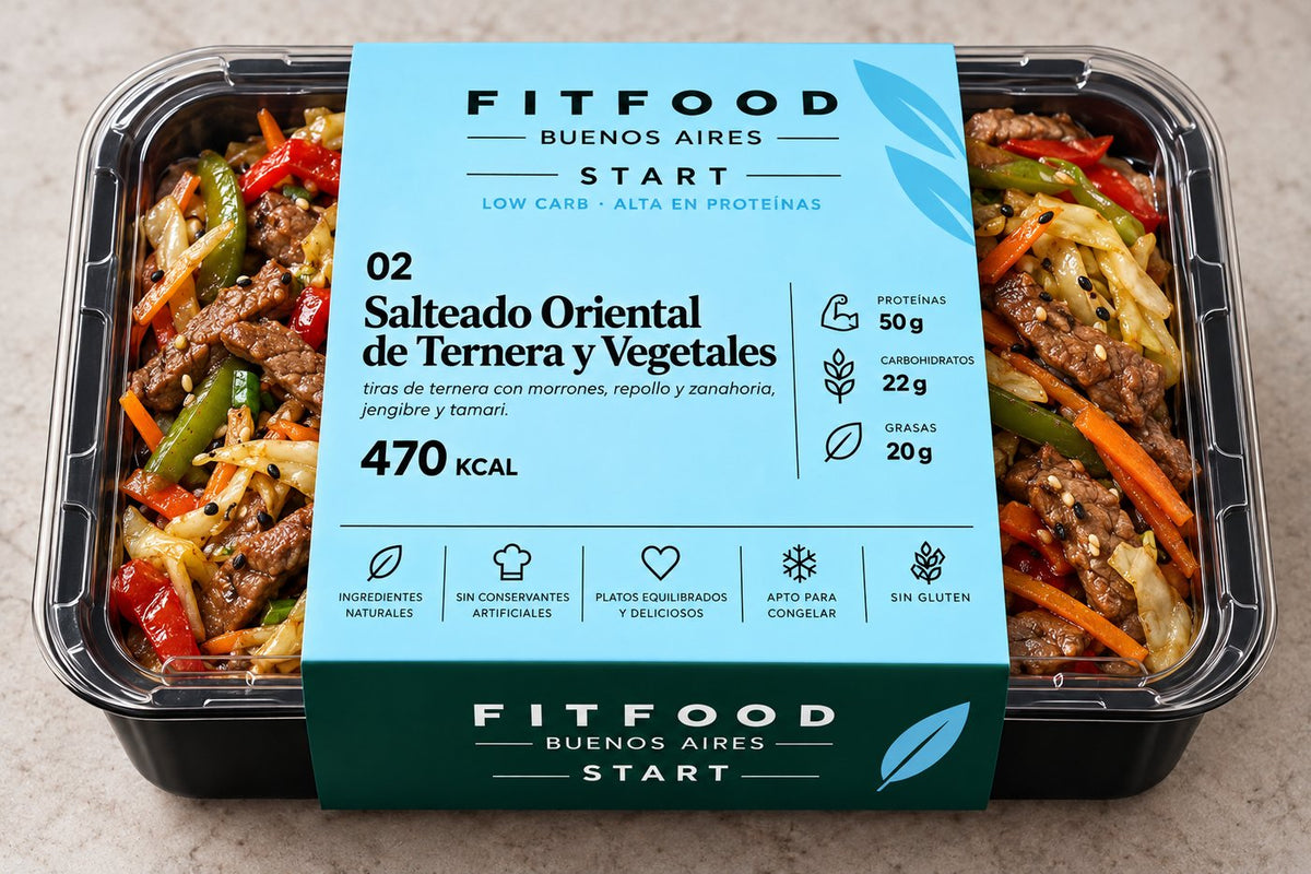 Salteado Oriental de Ternera y Vegetales — línea START